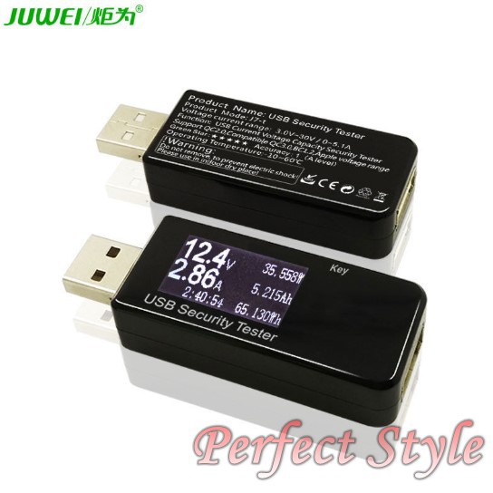 Thiết bị test JUWEI Safety Tester J7-t / USB test đo dòng sạc điện thoại, kiểm tra pin sạc dự phòng