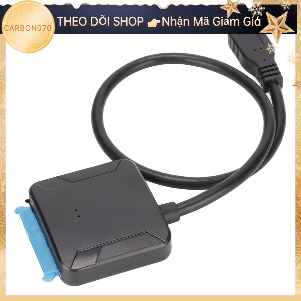 Carbon070 Cáp chuyển đổi SATA sang USB Trọng lượng nhẹ Kích thước nhỏ cho ổ cứng 2 5 / 3 inch 110 đến 240V