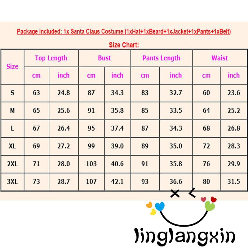 Bộ 5 món hóa trang ông già noel cho người lớn chất lượng