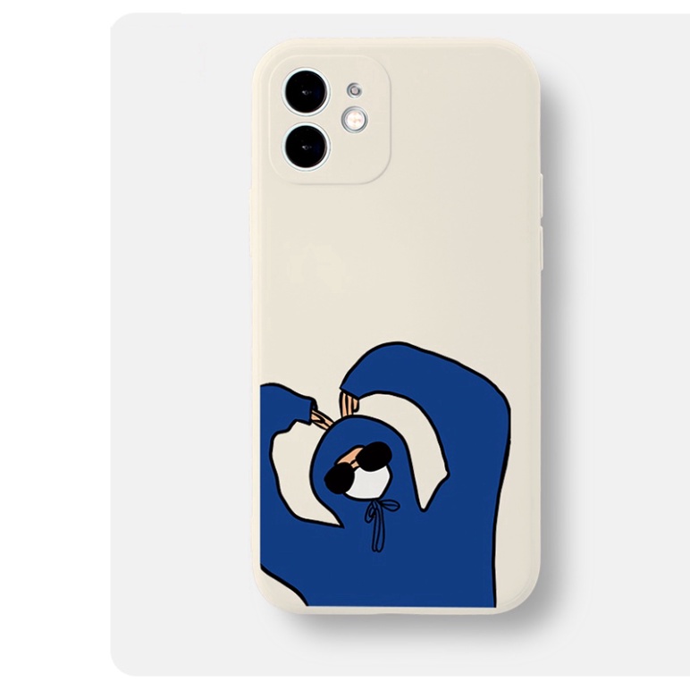 Ốp lưng iphone 7+/8 plus, X, XSMAX, 11, 12, 12, 13 PROMAX NỮ NINJA ÁO XANH