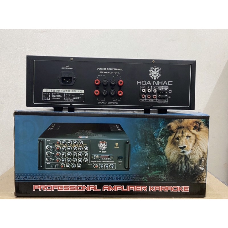 ÂMLY HOÀ NHẠC PA 203-N hàng chính hãng 8 sò to nhại tiếng mềm mại tích hợp cho dàn karaoke gia đình