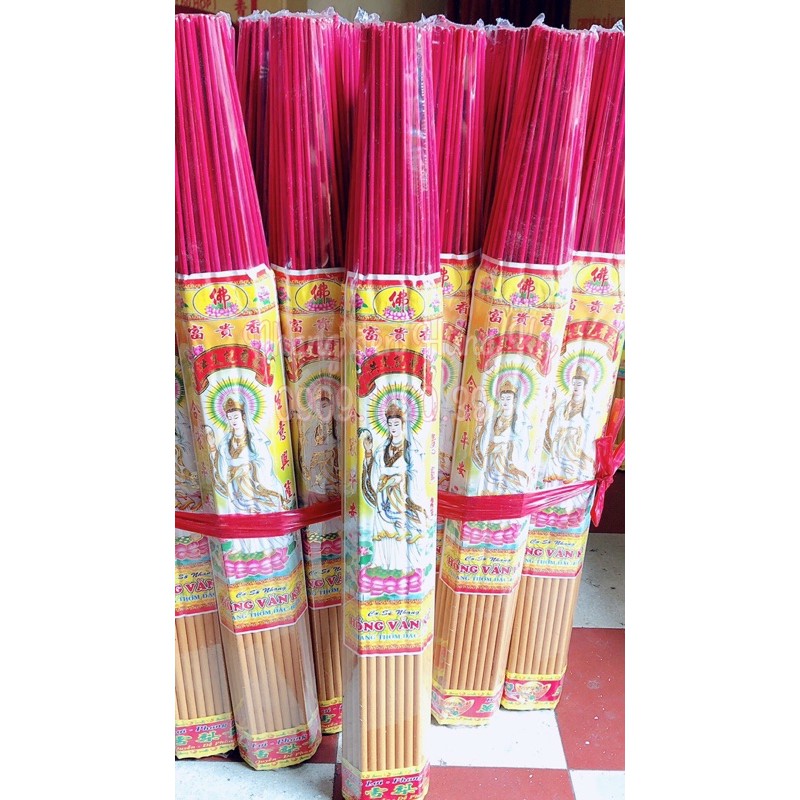 Nhang đũa  thơm hiệu phật bà 6 tấc khoảng 64cây