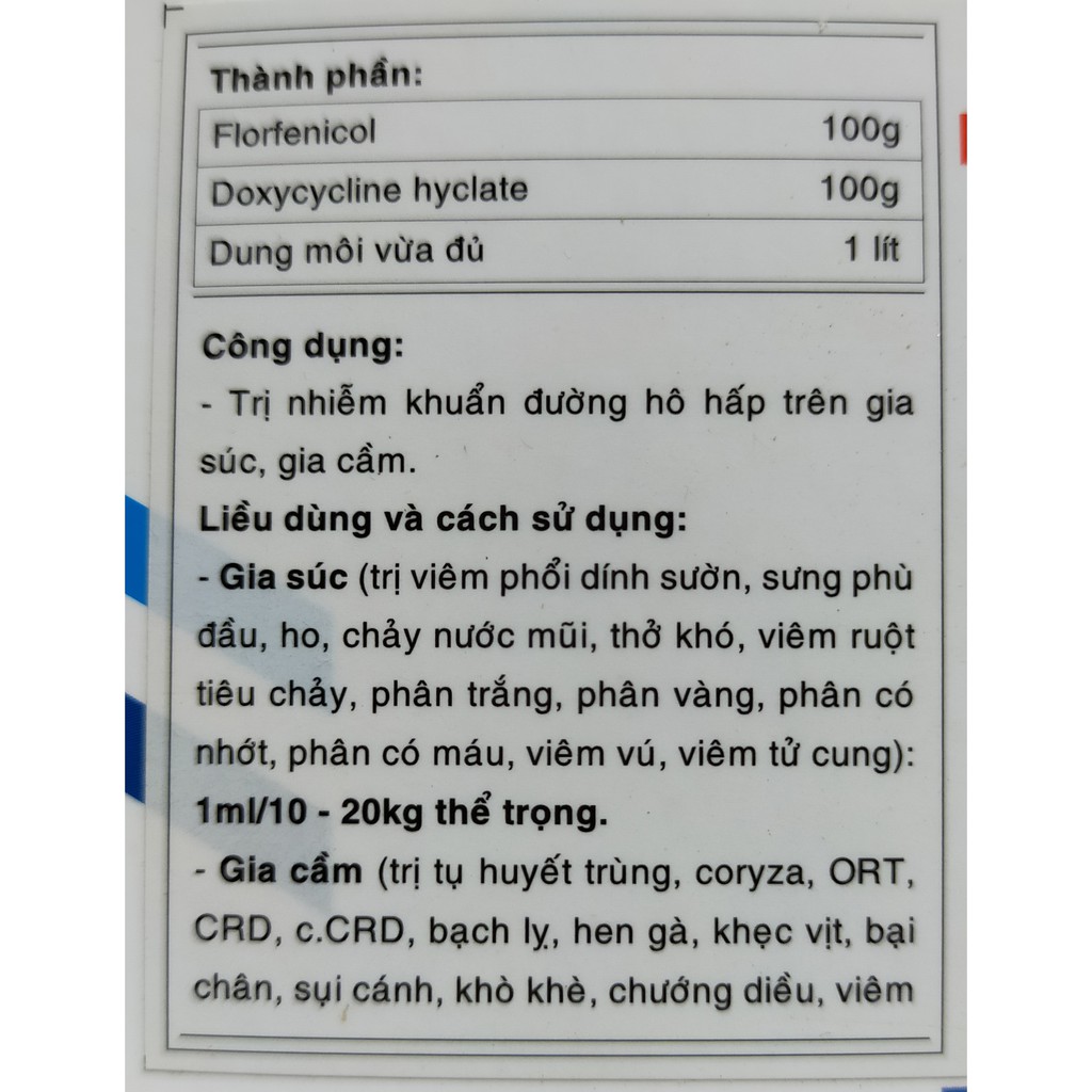 1 hộp 10 lọ Flosal D 10ml Hàng việt nam chất lượng tốt dùng cho gia cầm, gà chọi, chim cảnh