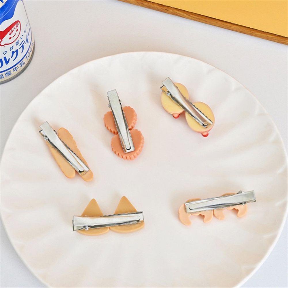 Kẹp Tóc Hình Bánh Pizza / Hot Dog Ngộ Nghĩnh Cho Nữ