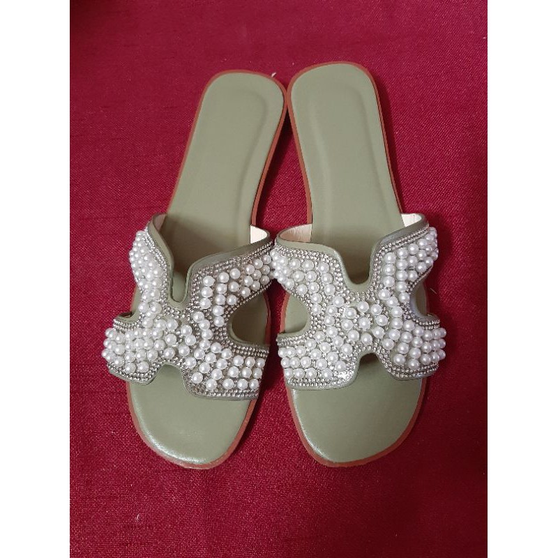 Dép H đính ngọc sz 35-41