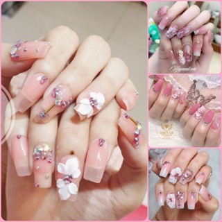 Bộ móng tay thiết kế tặng kèm keo dán móng và dũa bạn được chọn màu sơn gel theo ý thích hãy nhắn tin chho shop