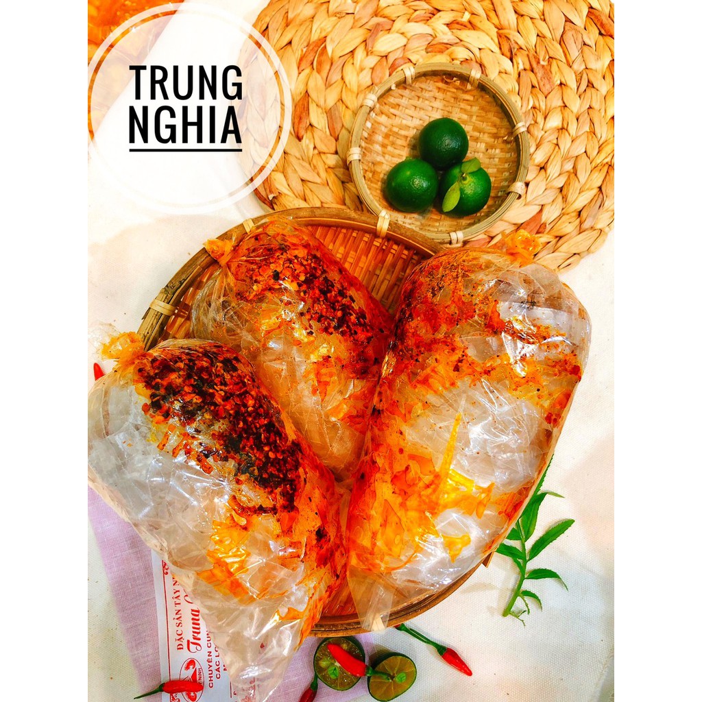 [1bịch]Bánh Tráng Siêu Cay Trung Nghĩa