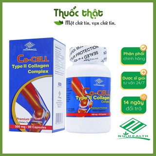 Co-cell Type II Collagen Complex - Hộp 90 Viên - Tăng Cường Hỗ Trợ Sụn Khớp