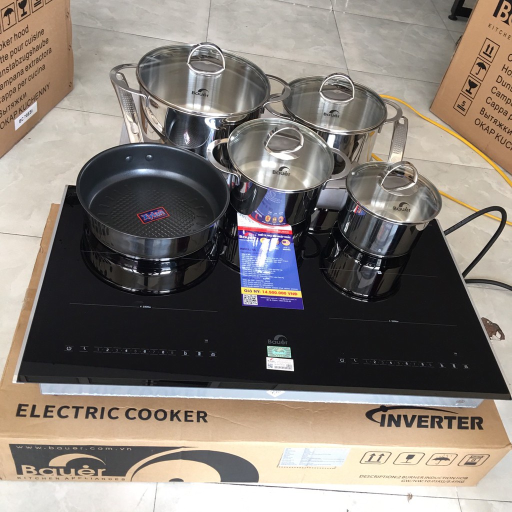 Bếp Từ Đôi Bauer  Bauer 366SA  nhập khẩu nguyên chiếc Malaysia