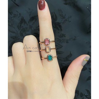 [ancafe.shop] Nhẫn, đính đá, nữ, Hàn Quốc, trơn,xinh