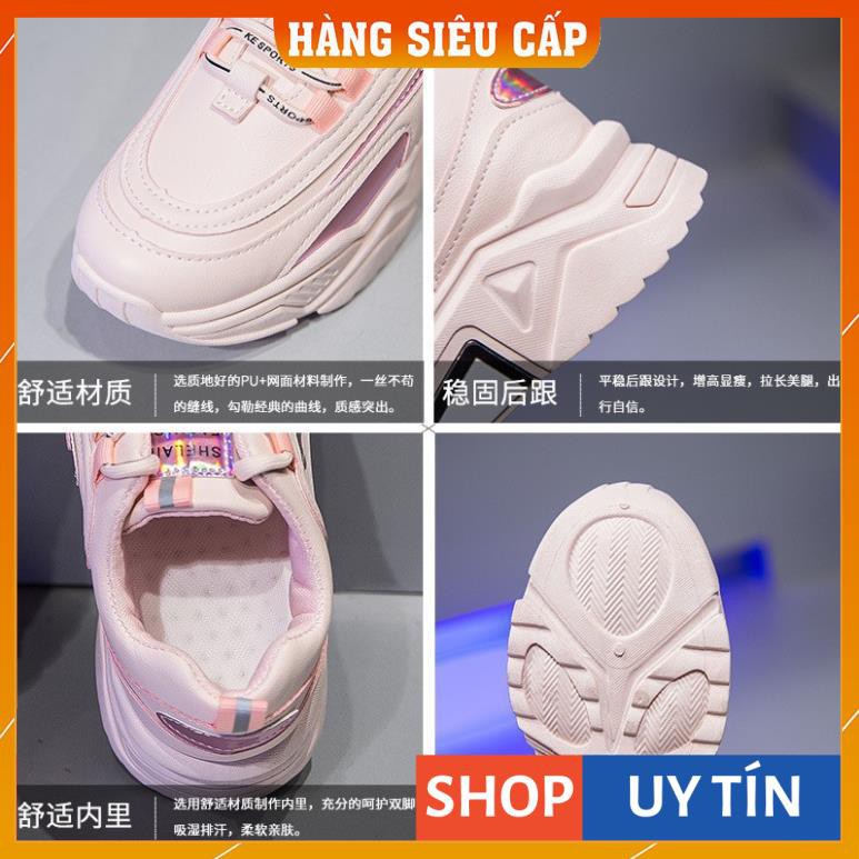 [ Hàng Loại 1 ] - Giày thể thao nữ Phản quang, Clunky Sneaker, 💥Phong cách Hàn Quốc 2020 mẫu mới😍 3 màu có sẵn (D203) | BigBuy360 - bigbuy360.vn