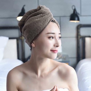 Khăn quấn đầu làm khô tóc