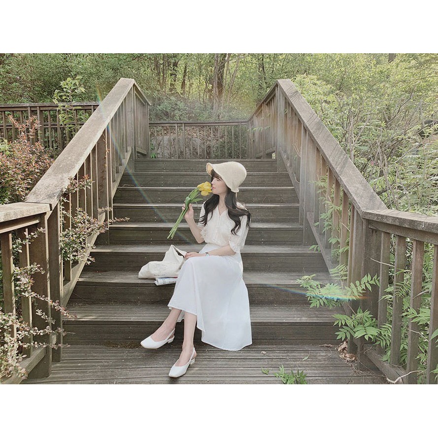 ORDER || Chân Váy Midi Dáng Dài Đen/Trắng MORAN (Váy có chun sau co dãn, khoá bên sườn ll Ảnh Thật | BigBuy360 - bigbuy360.vn