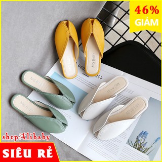 🔥ĐỔI TRẢ DỄ DÀNG🚀MGBABY Chất Lượng Cam Kết Dép hài khe sang chảnh đi chơi đi tiệc màu vàng xanh trắng cho bé gái E173