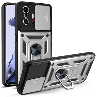 Ốp Điện Thoại Có Vòng Đỡ Bảo Vệ Camera Kiểu Áo Giáp Cho Xiaomi Mi 11 Lite 11T Poco F3 X3 NFC Redmi 9 9A 9C K40 M4 Pro 5G