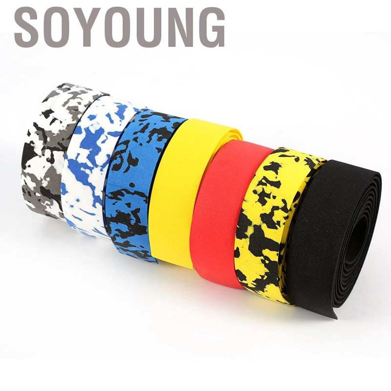 Set 2 Cuộn Băng Dính Phản Quang Bọc Tay Lái Xe Đạp Kèm Nút Bịt