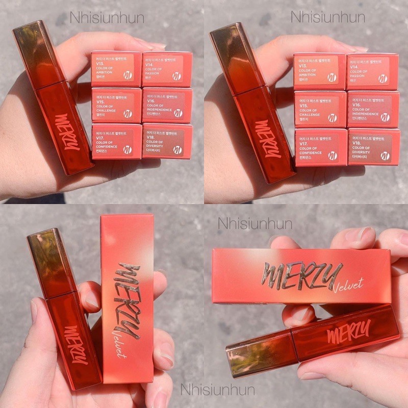 [ĐÃ CÓ VỎ XANH] Son kem lì Merzy The First Velvet Tint Season 3