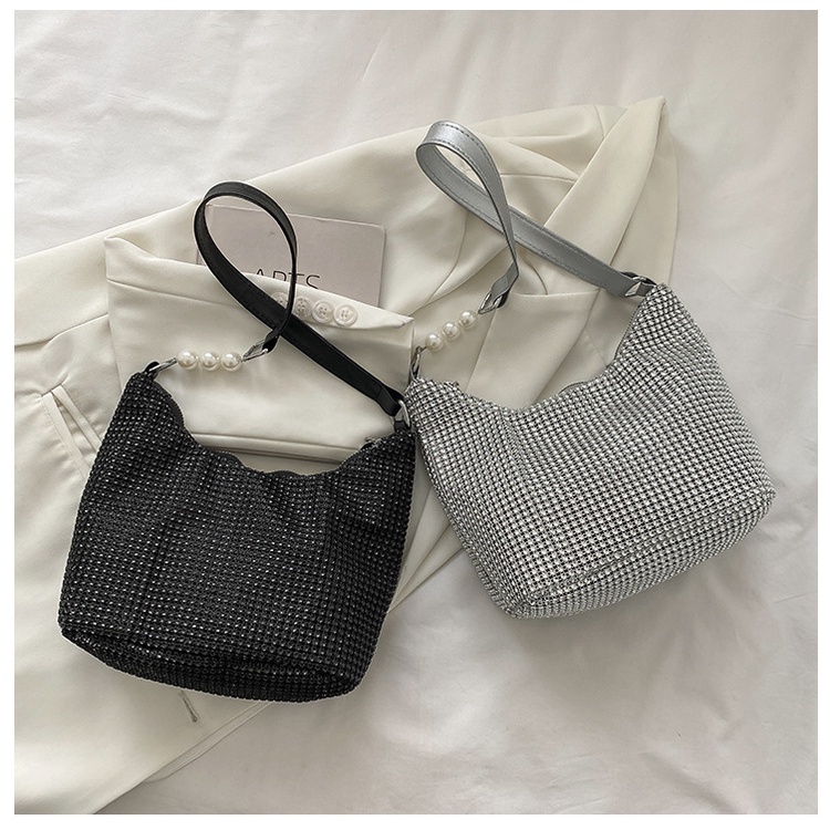 Túi Xách JASMIN NOIR Nữ Đính Ngọc Trai Thời Trang