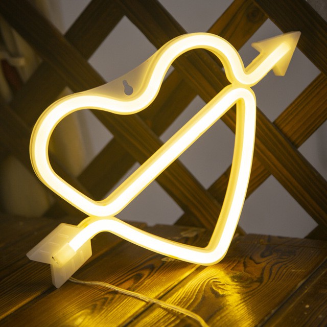 [LSP6]Đèn trang trí 🎁✨[SIÊU LÃNG MẠN] 🎁✨ đèn Neon trang trí hình Trái tim