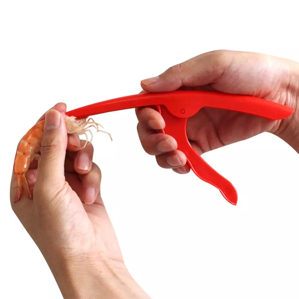 Dụng Cụ Lột Vỏ Tôm Tiện Lợi Bằng Thép Không Gỉ