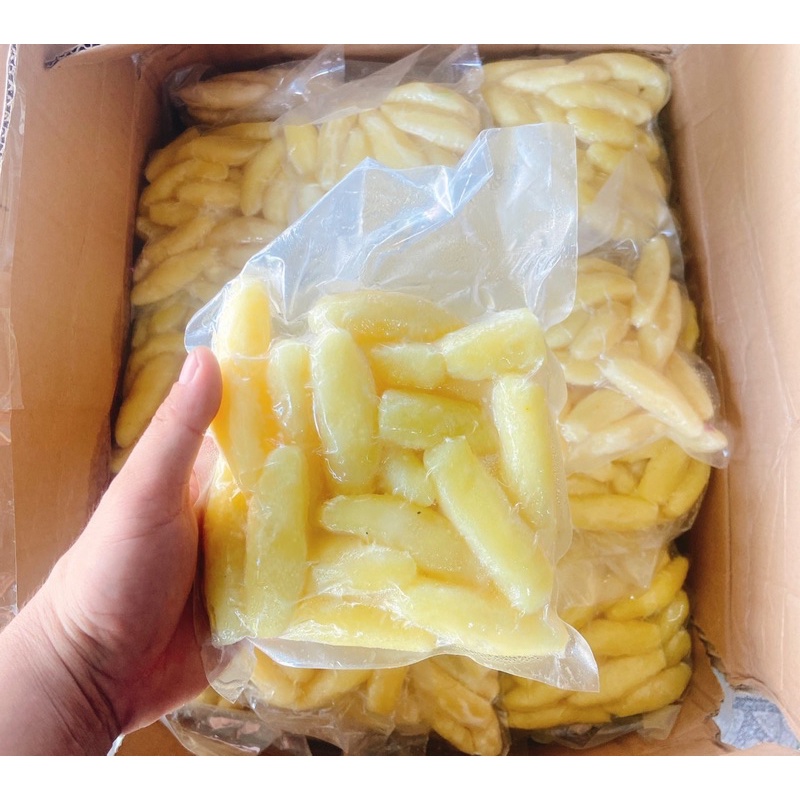 Khoai mì kén hấp sẵn túi 500gr