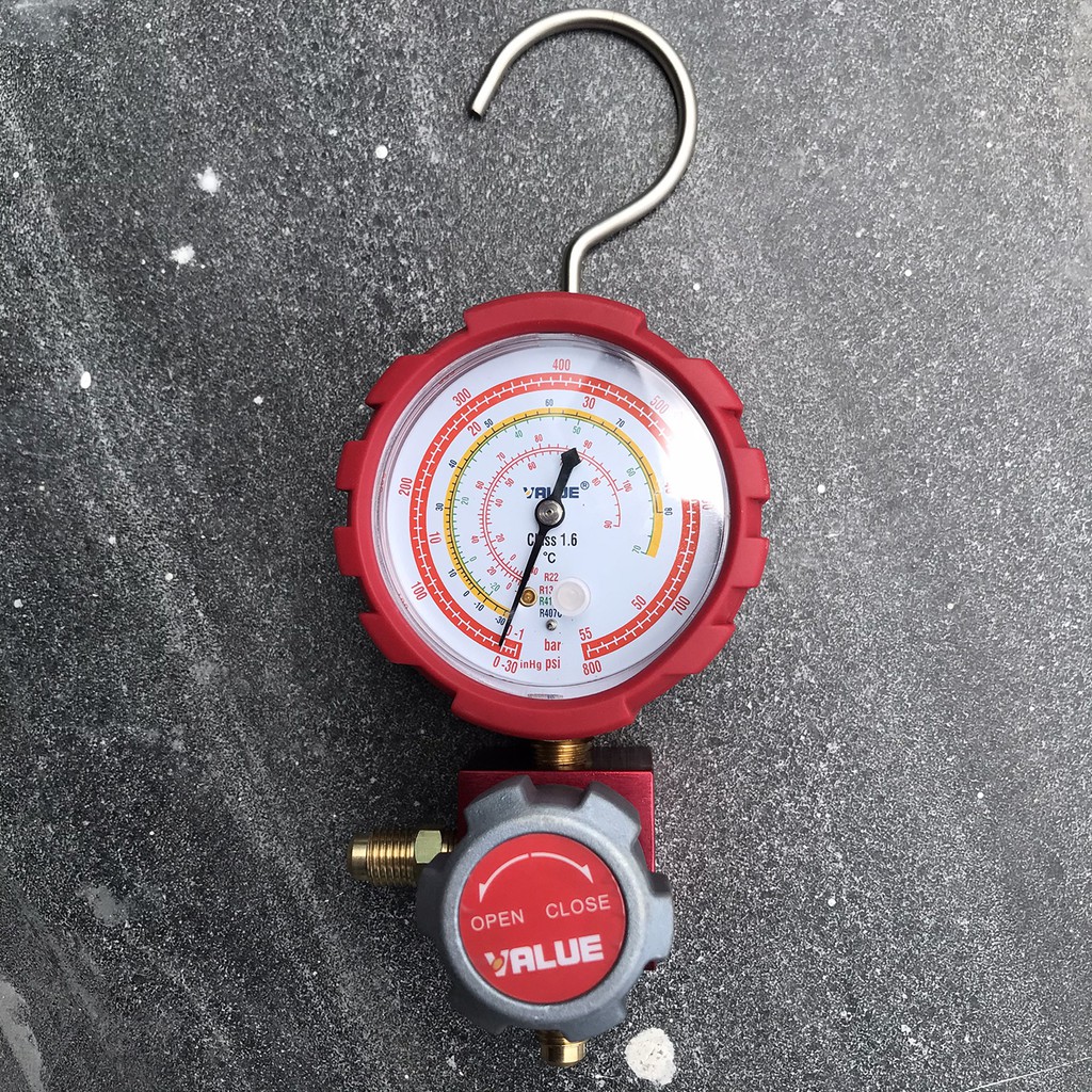 Đồng hồ đo nạp gas đơn hãng VALUE Cao áp - Hạ áp VMG-1-U-H VMG-1-U-L AC