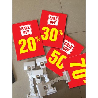 Bảng ghi sale, bảng fomex giảm giá A5. (không bao gồm kẹp)