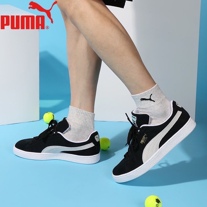 Sét 5 đôi tất nam cổ cao puma hàng VNXK 2 màu ghi và đen