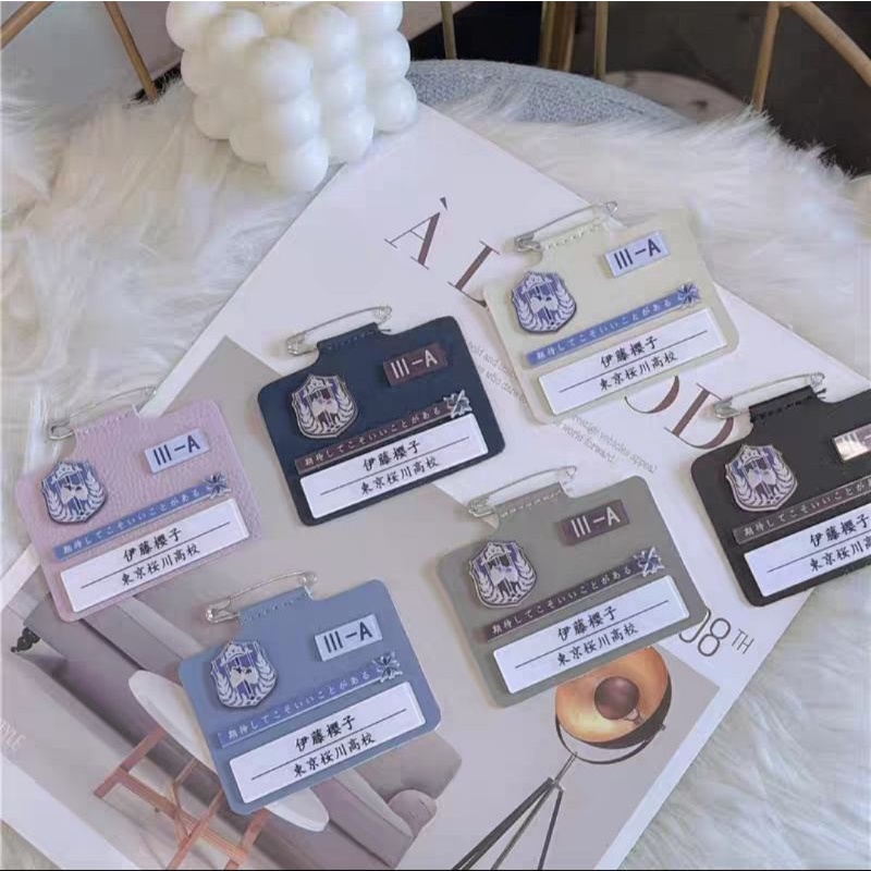 Bảng tên đồng phục JK DK phong cách học sinh Nhật Bản