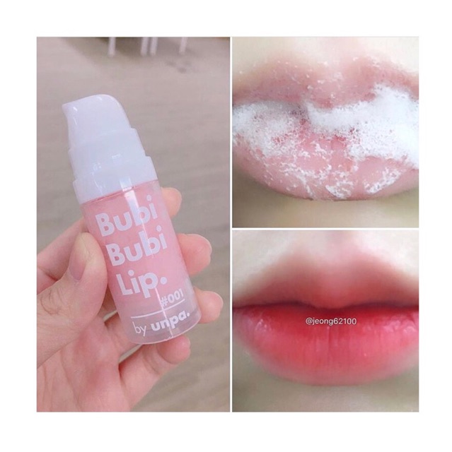 Tẩy Da Chết Môi Dạng Gel Sủi Bọt Bubi Bubi Lip