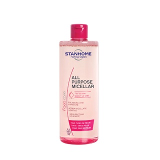 Nước rửa mặt & tẩy trang cho da nhạy cảm Stanhome Family Expert all purpose micellar 400ml- HSD 8/2022