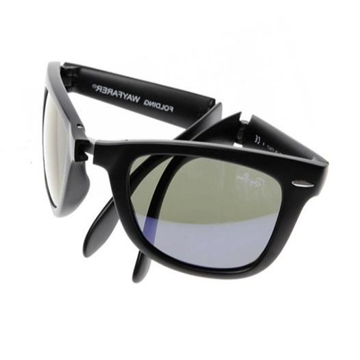 Kính mát nam ,  gọng vuông gấp gọn tròng thủy tinh | BigBuy360 - bigbuy360.vn