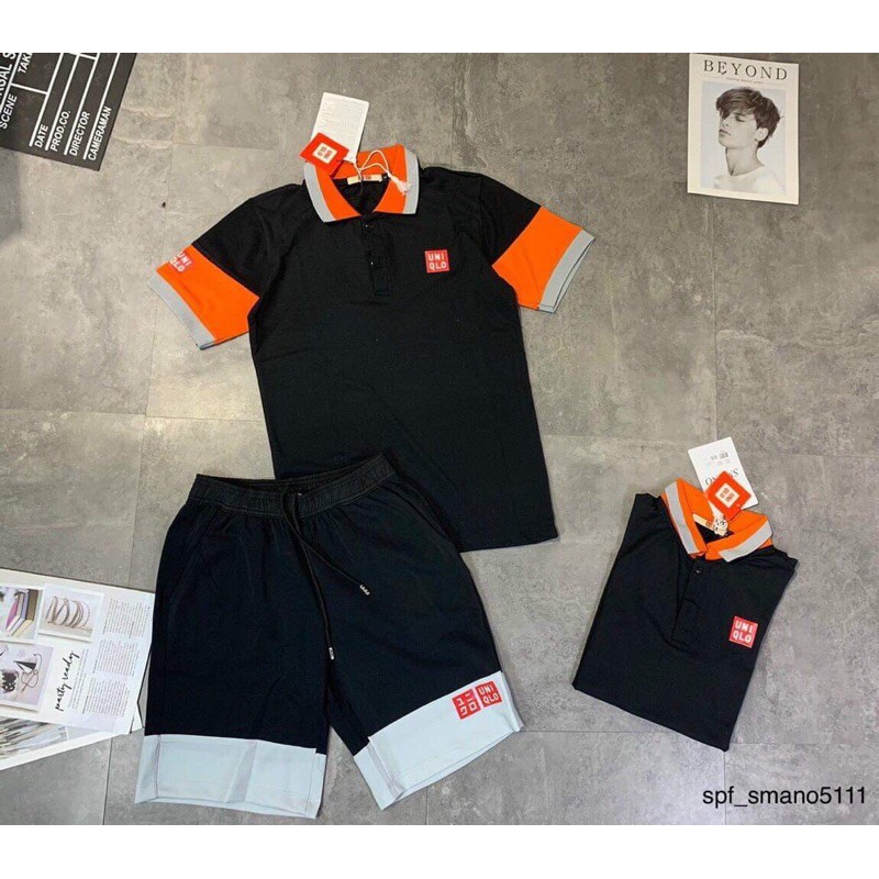 Bộ hè nam uni sịn sò, chất đẹp, bộ đồ nam - bearshop