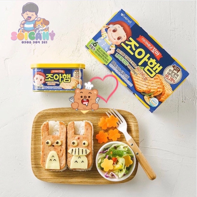 Thịt Hộp Spam Hàn Quốc cho bé 12M+