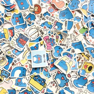 Sticker siêu mèo Capoo dán trang trí planer, scrapbook,....size nhỏ 3-5cm