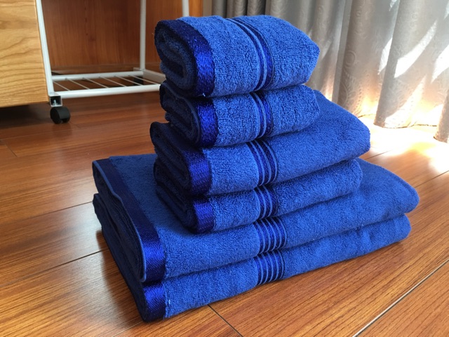 Set 6 khăn sợi modal cao cấp, 2 khăn tắm 65cm* 135cm, 2 khăn lau đầu 35 * 80cm, 2 khăn mặt 30cm * 50cm (Hàng xuất dư)