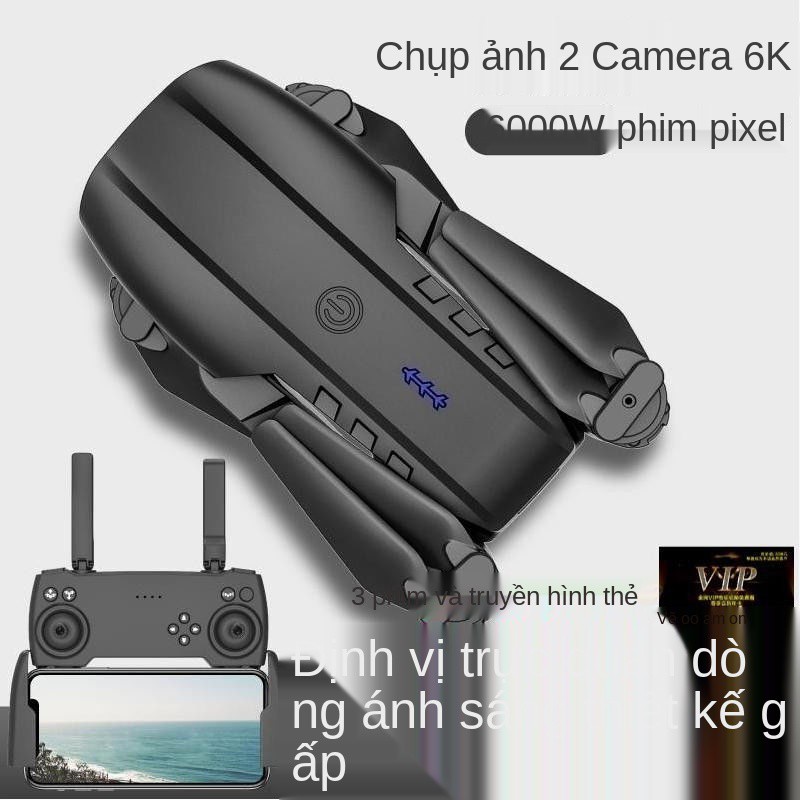 UAV Máy bay điều khiển từ xa chuyên nghiệp 6K HD gấp bốn trục bay, trực thăng, đồ chơi mô hình cho trẻ em