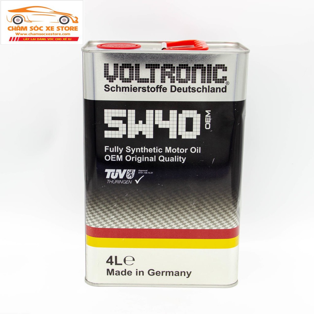 Nhớt Voltronic từ Đức 5W-40 OEM Fully Synthetic Motor Oil 4 lít chamsocxestore