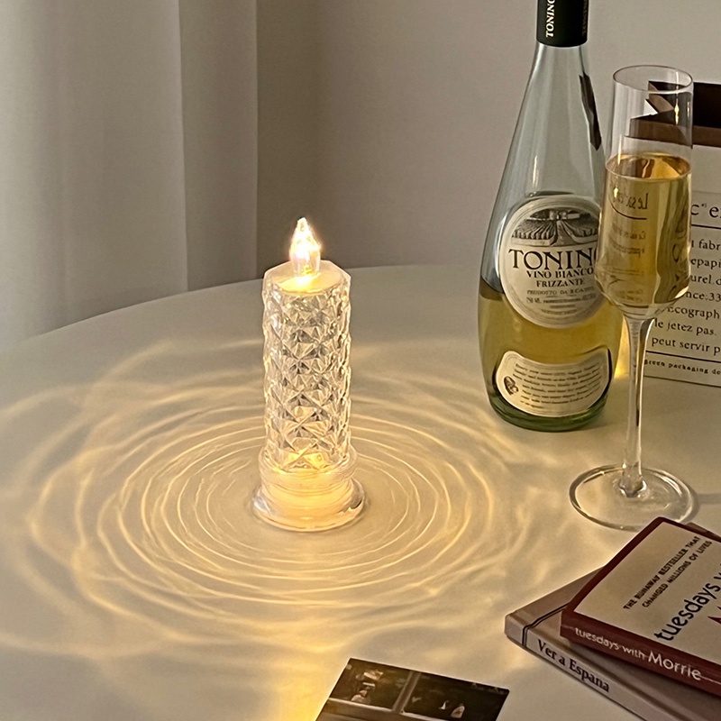 Đèn LED Hình Cây Nến Cổ Điển Lãng Mạn Dùng Làm Quà Tặng Sinh Nhật
