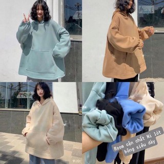 [RẺ VÔ ĐỊCH] Áo Hoodie Basic Tay Bồng Chun Ullzang ( Có Ảnh Thật)