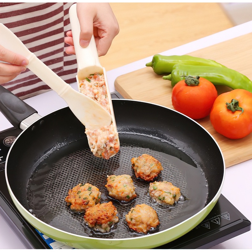 1 Bộ Khuôn Làm Thịt Viên Bằng Nhựa Cao Cấp