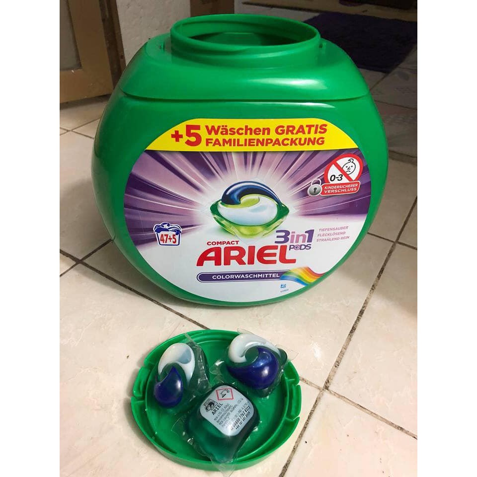 Shop xin giới thiệu Viên giặt áo chuyên dụng Ariel 3 in 1 - Hàng Đức tiêu chuẩn Châu Âu