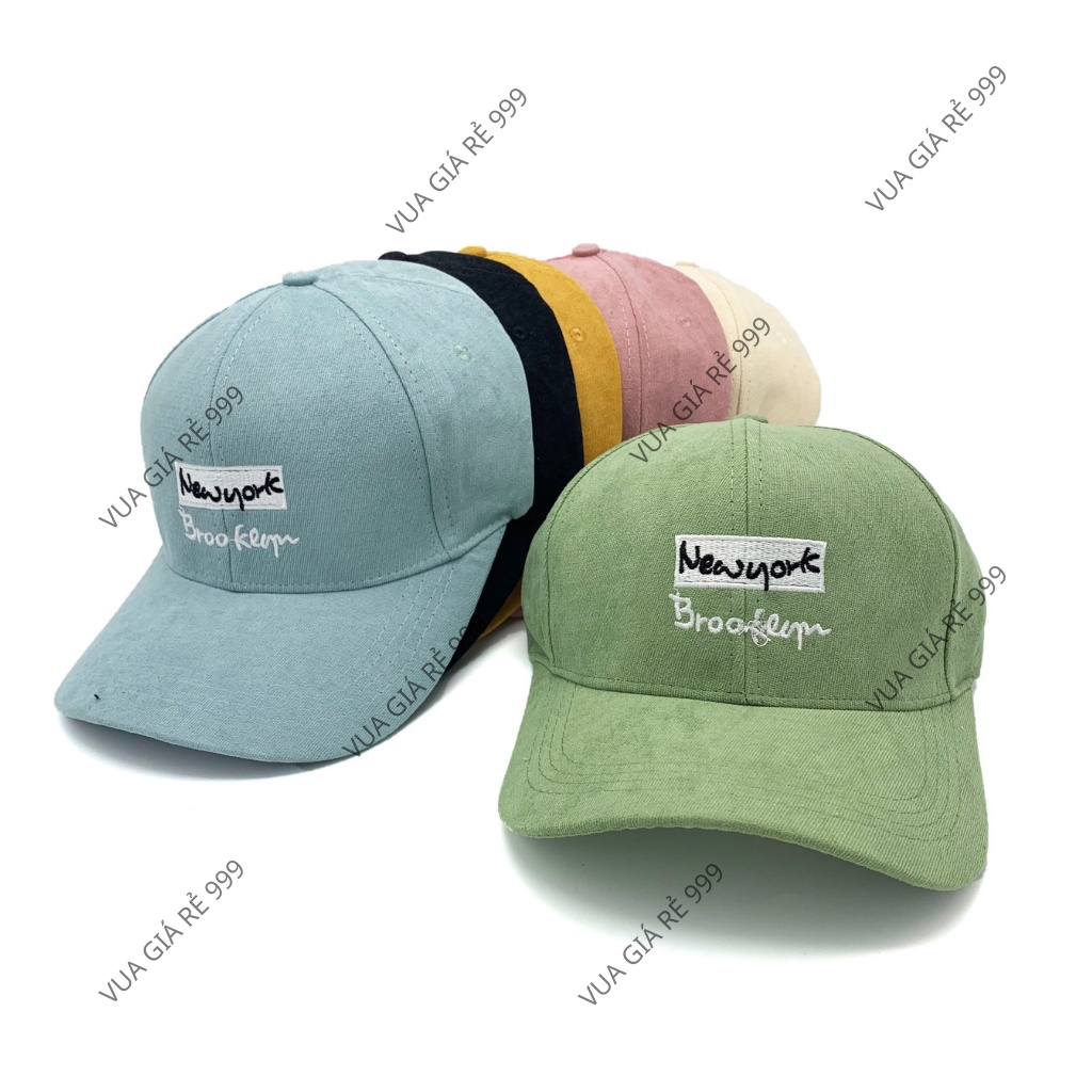 Mũ lưỡi trai nhung mịn thêu chữ Memorie , Nón kết phong cách Ulzzang form unisex nam nữ M03