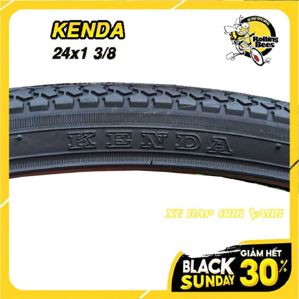 Săm lốp, Vỏ Ruột 24x1 3/8 Chính Hãng KENDA