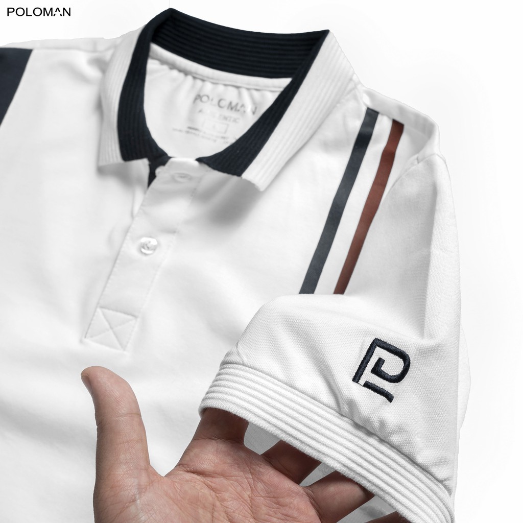 Áo POLO nam cổ bẻ GARY phối sọc caro vải cá sấu Cotton xuất xịn,chuẩn form, sang trọng - thanh lịch - HappyHow | BigBuy360 - bigbuy360.vn
