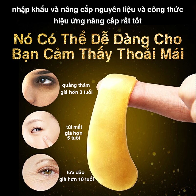 [Đề nghị đặc biệt]vàng cấp ẩm Mặt nạ mắt làm trắng da mask mắt Collagen làm mịn các nếp nhăn