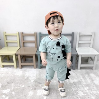 Set Bộ quần lửng khủng long siêu dễ thương từ 1-5 tuổi
