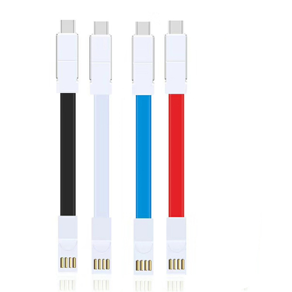 IPHONE ANDROID Dây Cáp Sạc Nhanh Kiểu Móc Khóa Nam Châm 3 Trong 1 Tiện Dụng