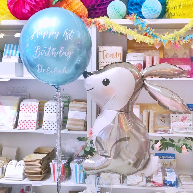 Bong bóng kiếng tráng nhôm hình thỏ ngọc