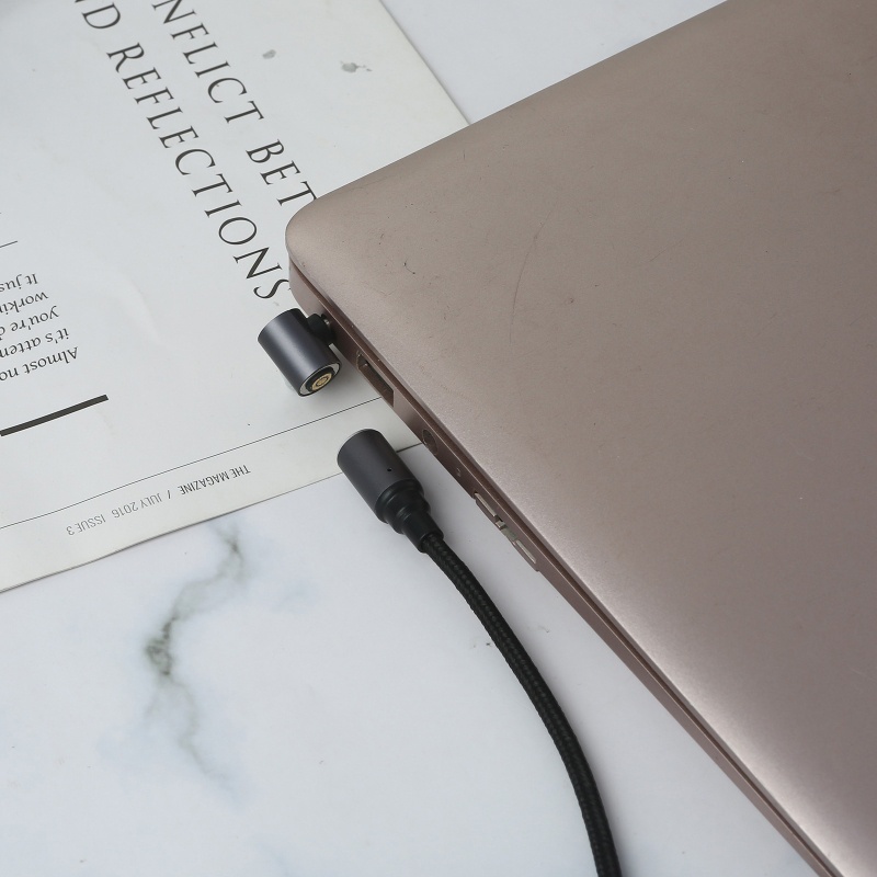 Dây Cáp Sạc Chuyển Đổi 100W Từ Tính Type-C Cái Sang 3 0x1 0mm Dành Cho Laptop